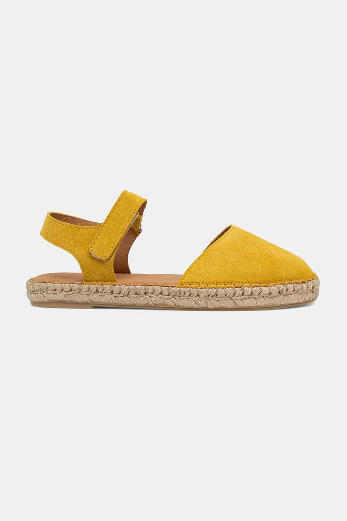Fly London espadrilky dámske semišové CANY581FLY P801581003 žltá SS26