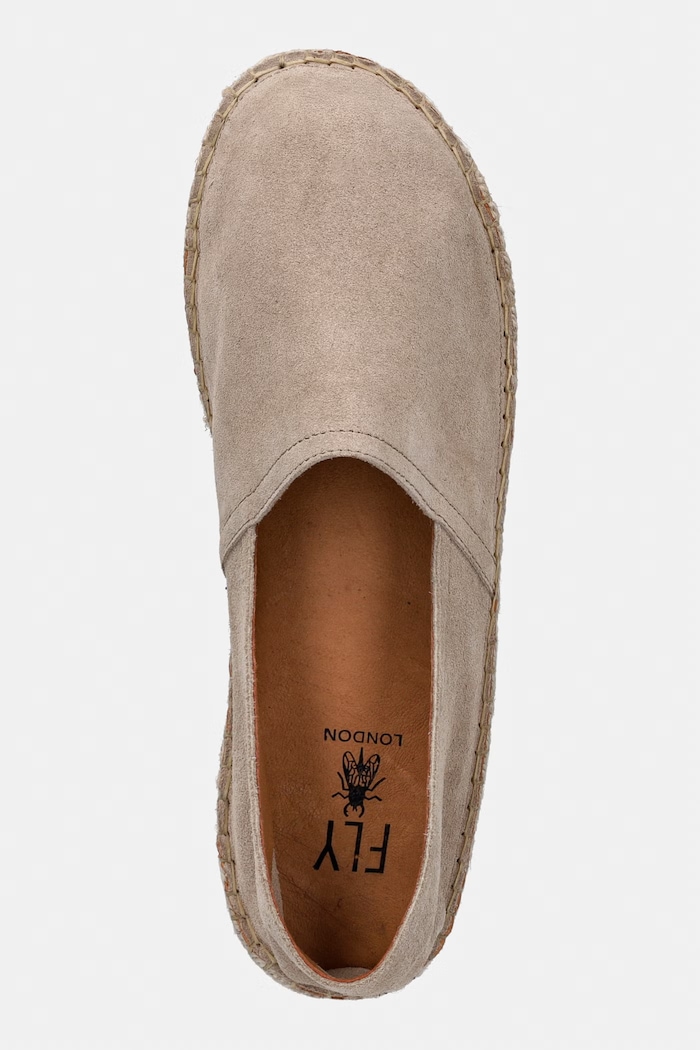 Fly London espadrilky dámske semišové COCH580FLY béžová P801580002