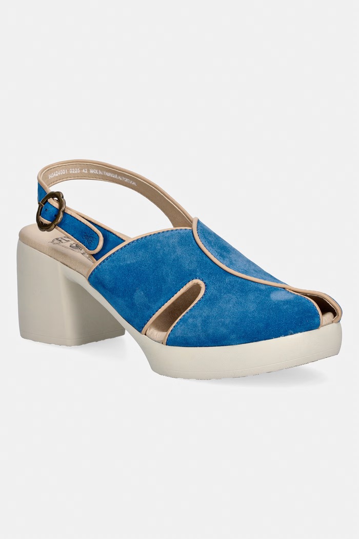 Sandali iz semiša Fly London FORY424FLY Semiš modra P145424001