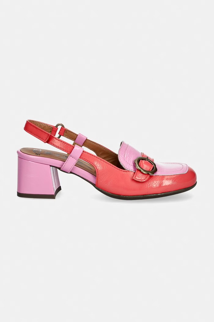 Δερμάτινες γόβες Fly London PEMY456FLY P145456001 ροζ SS26