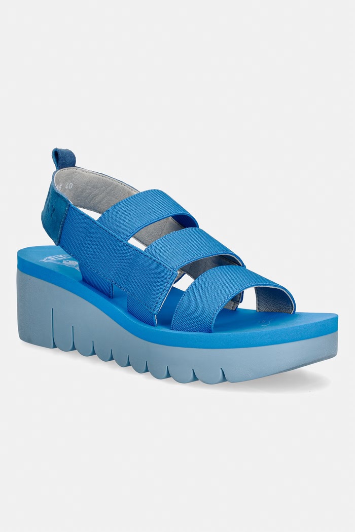 Sandali Fly London YERE847FLY Tekstil modra P144847013