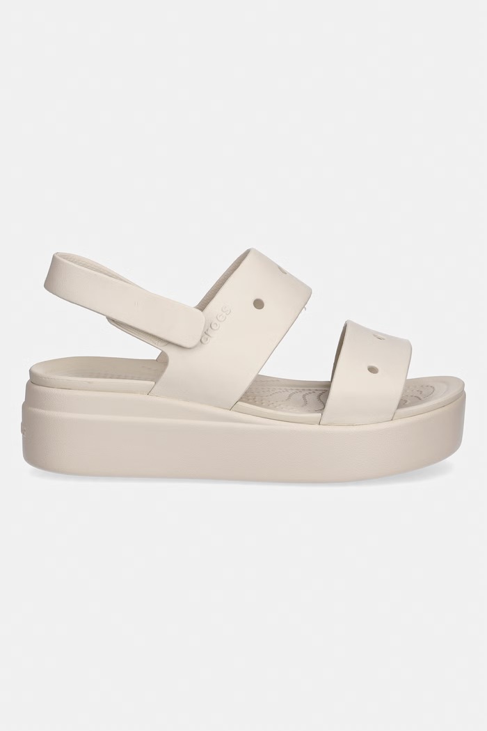 Crocs dámske sandále na platforme Brooklyn 4U 210676.160 béžová SS26