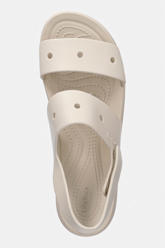 Crocs dámske sandále na platforme Brooklyn 4U béžová 210676.160