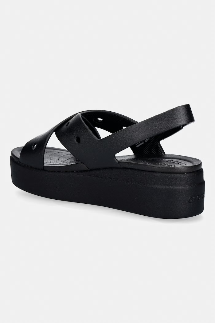 Παπούτσια Πέδιλα Crocs Brooklyn 4U Cross Strap Sandal 212254.001 μαύρο