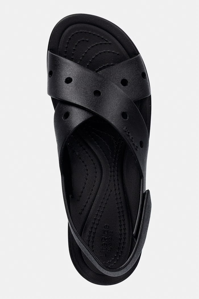 Πέδιλα Crocs Brooklyn 4U Cross Strap Sandal μαύρο 212254.001