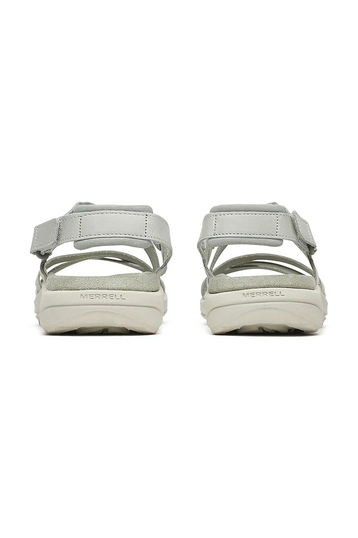 Încălțăminte Merrell sandale sport pentru femei, din piele HARBOR BACKSTRAP J00003571 gri