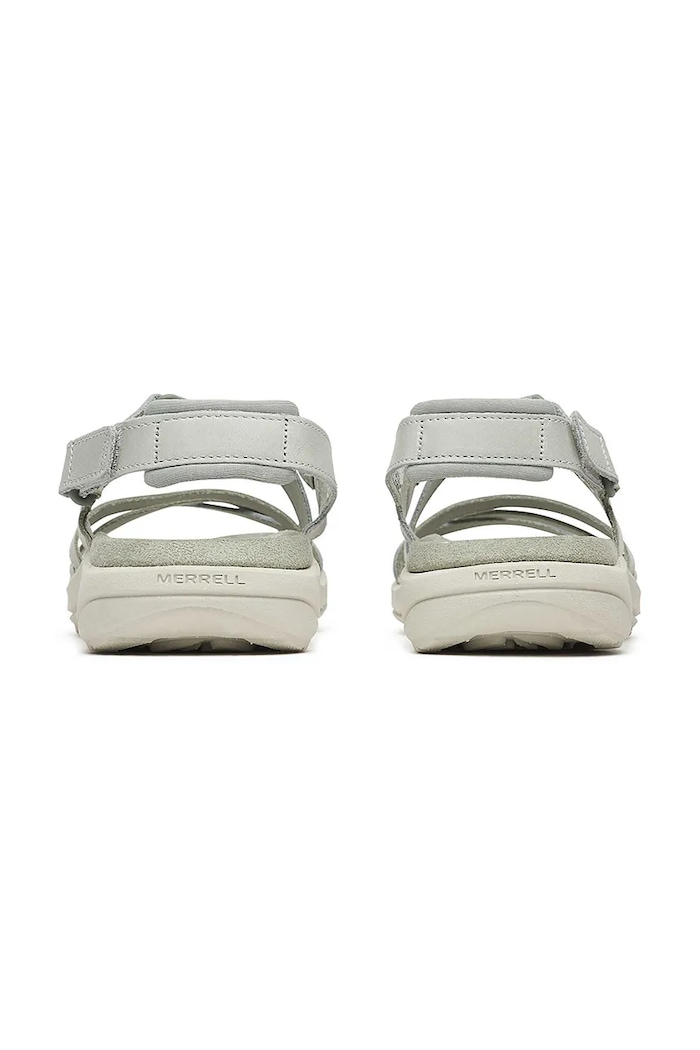 Încălțăminte Merrell sandale sport pentru femei, din piele HARBOR BACKSTRAP J00003571 gri