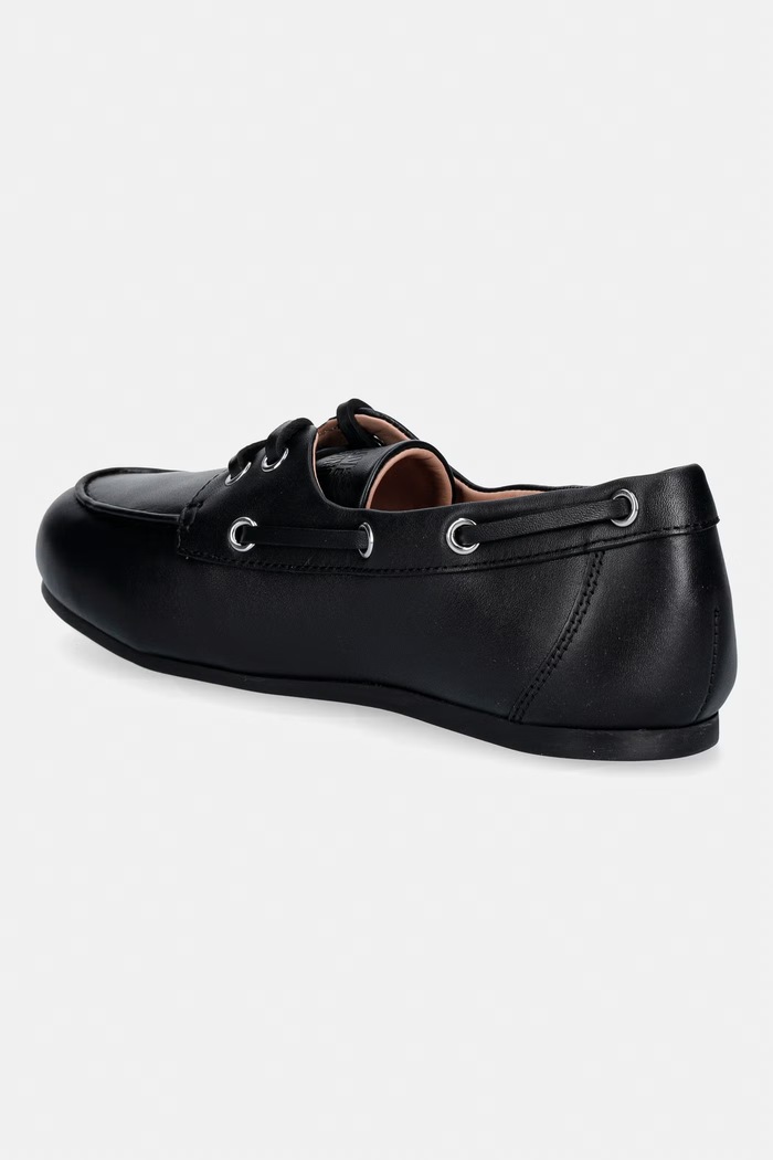 Obuwie Love Moschino mokasyny skórzane JA10111G1OIA0000 czarny