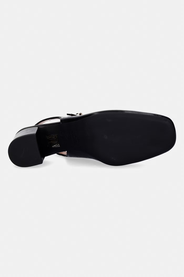 Love Moschino czółenka skórzane JA10195G1OIE0000 czarny