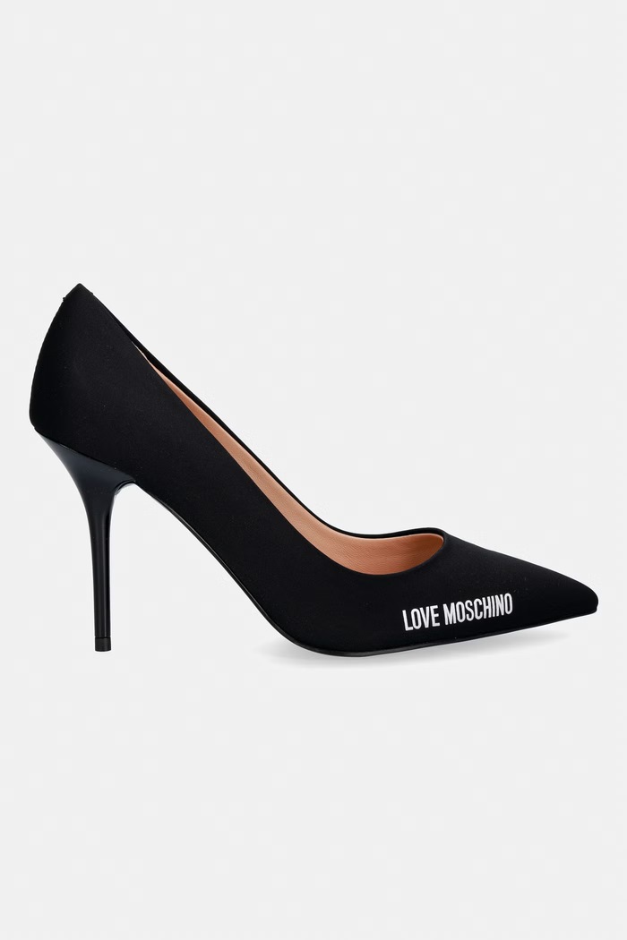 Love Moschino pantofi cu toc JA10299G1OIM0000 negru SS26