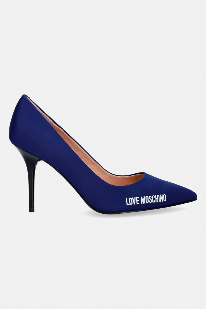 Love Moschino pantofi cu toc JA10299G1OIM0750 albastru SS26
