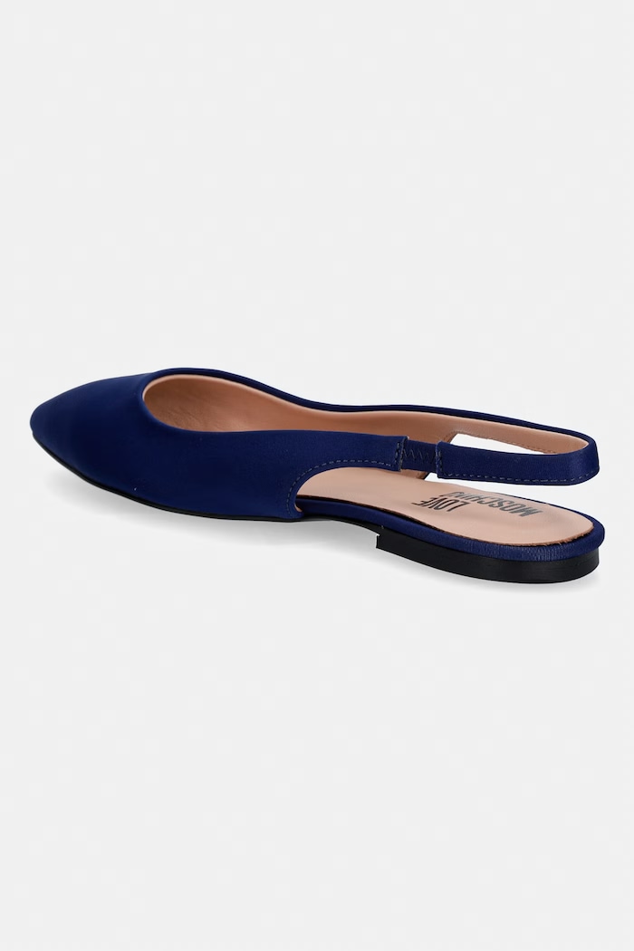 Încălțăminte Love Moschino balerini JA11021G1OIM0750 bleumarin