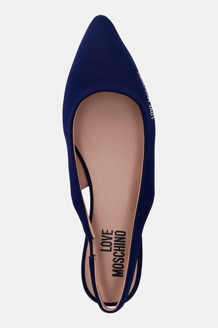 Love Moschino balerini bleumarin JA11021G1OIM0750