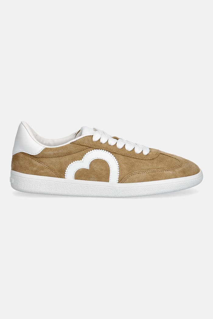 Semišové tenisky Love Moschino JA15112G1OIG0104 béžová SS26