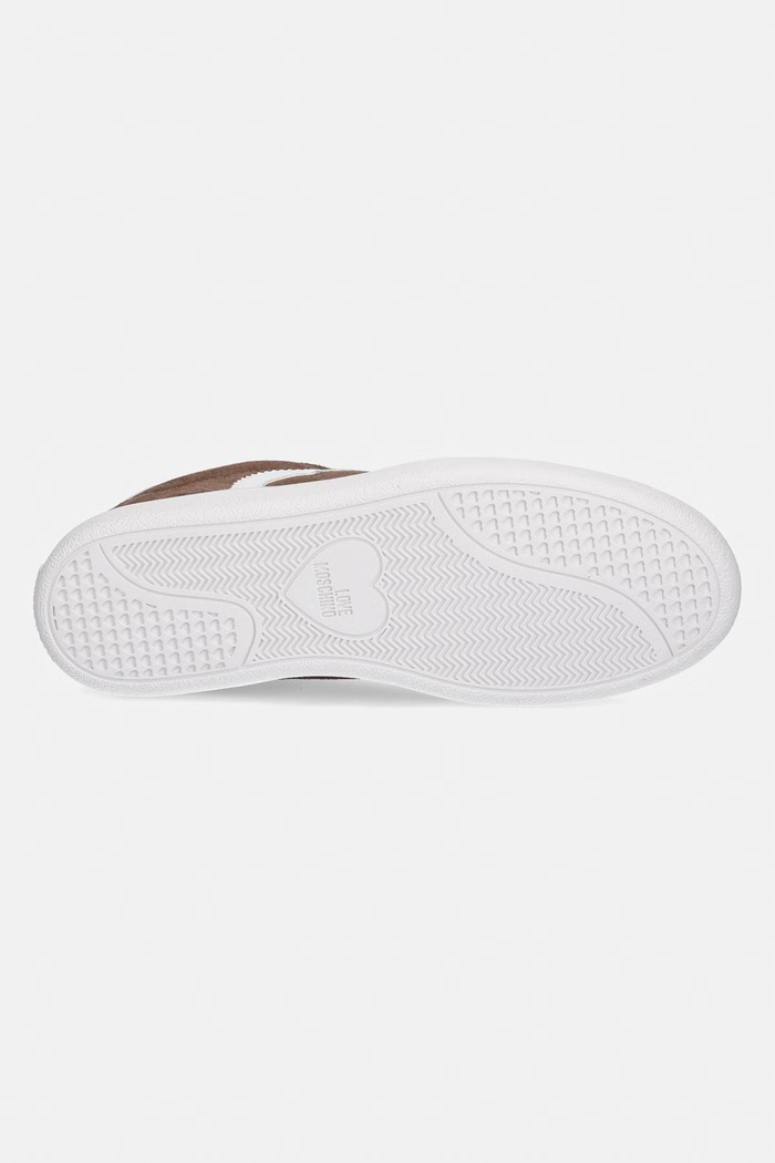 Love Moschino sneakersy zamszowe JA15112G1OIG0203 brązowy