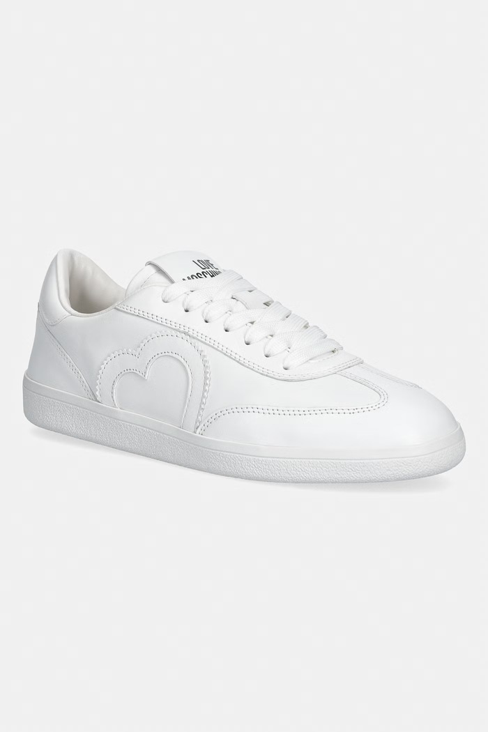 Kožené tenisky Love Moschino iný biela JA15112G1OIA0100