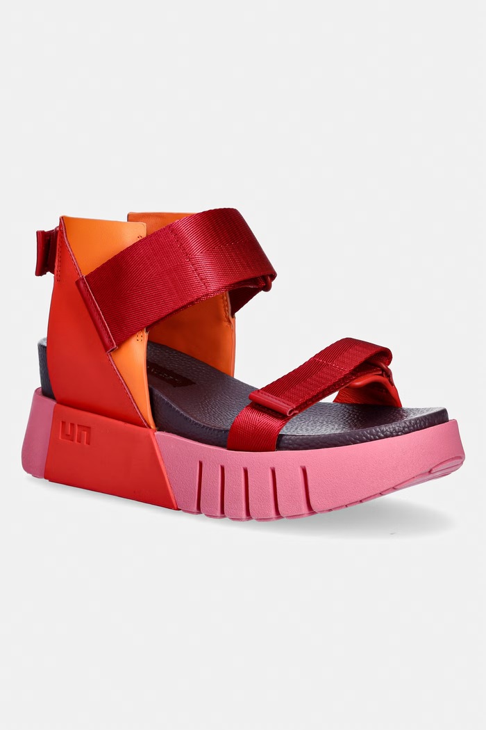 United Nude sandale s platformom za žene Delta Run crvena 1041096416