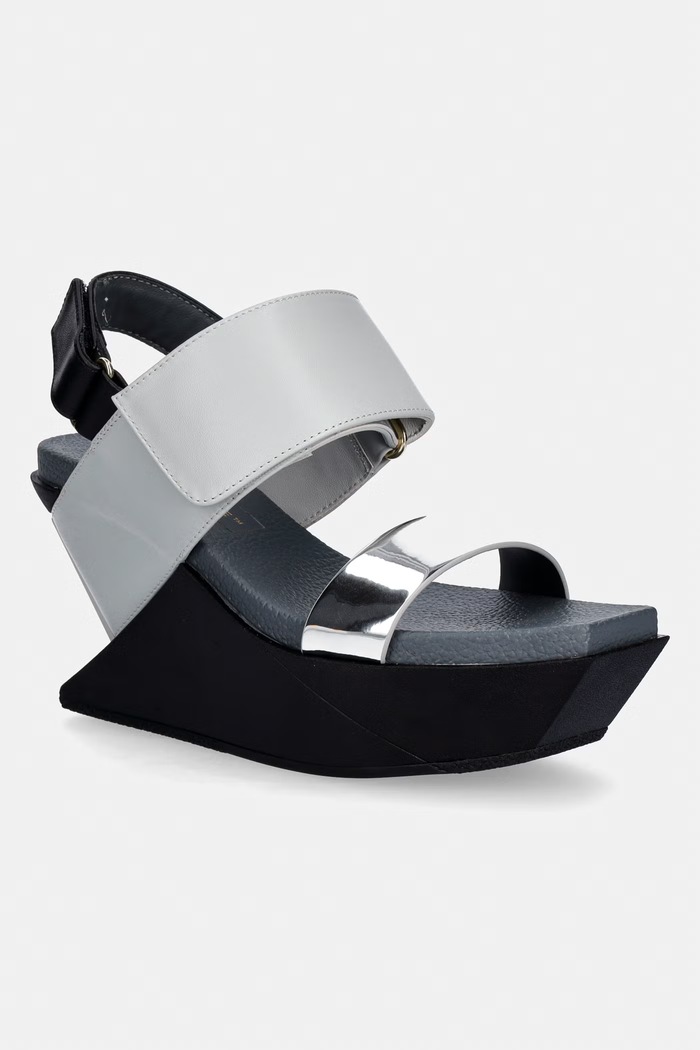 United Nude sandály s otevřenou patou Delta Wedge Sandal šedá 1041397716