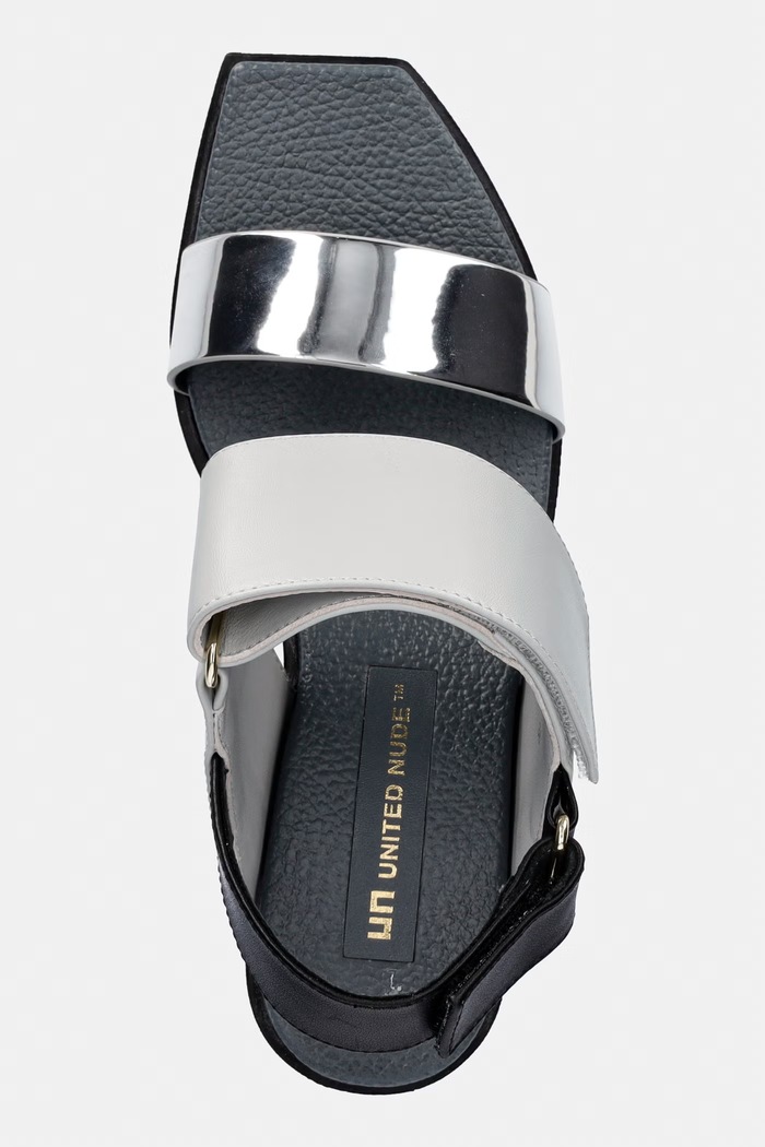 United Nude sandály s otevřenou patou Delta Wedge Sandal šedá 1041397716