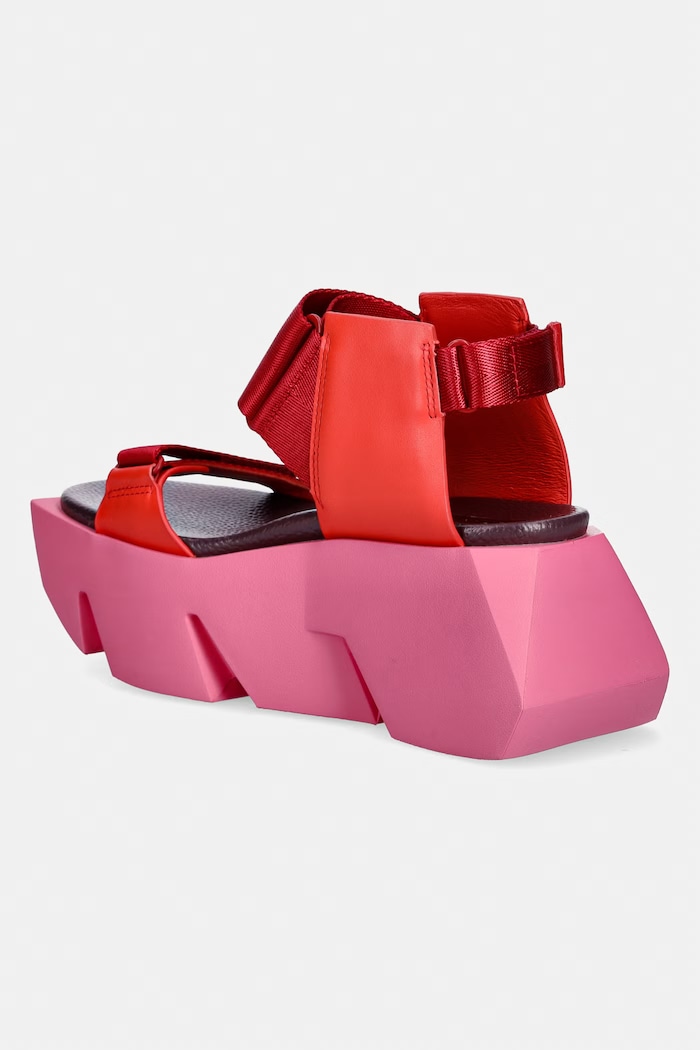 Obuća United Nude sandale s platformom za žene Bull Run 1089896416 roza