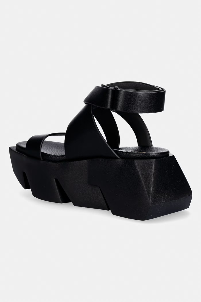 Obuća United Nude Sandale s platformom kožne Bull Way 109850116 crna