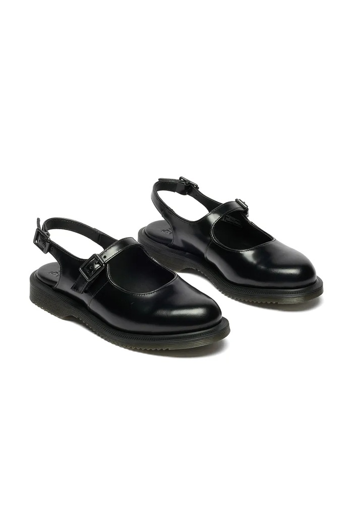 Obuwie Dr. Martens baleriny skórzane Madaline Mary Jane DM42132001 czarny