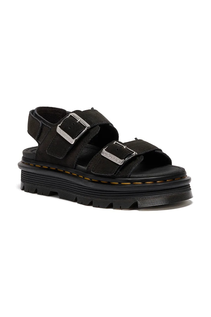 Dr. Martens ZebZag Sandal sandały na platformie damskie zamszowe DM42689001