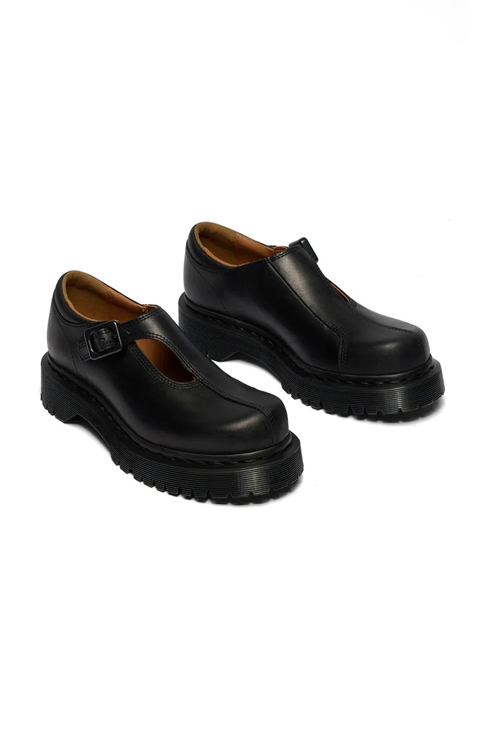 Obuwie Dr. Martens półbuty damskie skórzane Rejena Mary Jane DM42799001 czarny