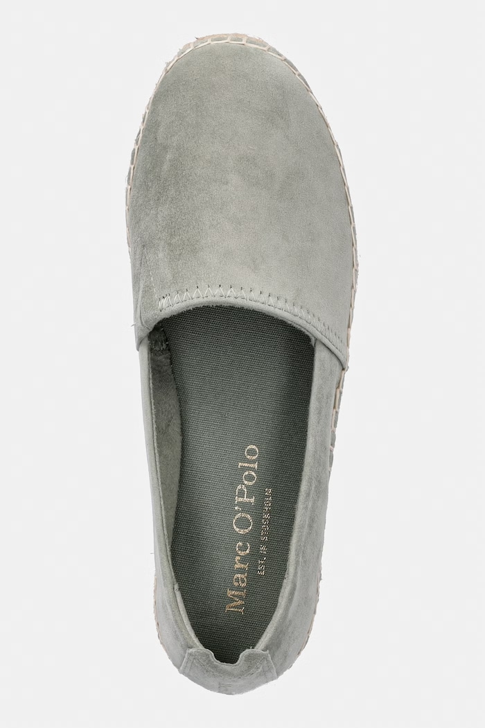 Marc O'Polo espadryle damskie zamszowe Gem 6B zielony 60315613802305