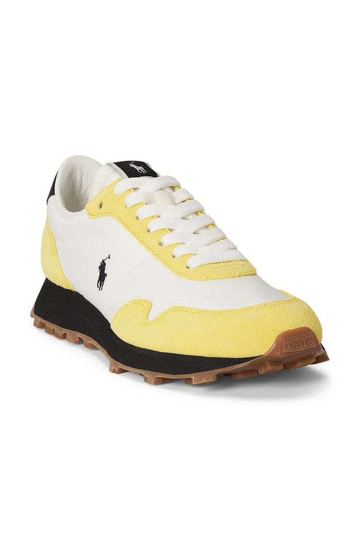 Polo Ralph Lauren sneakersy SUEDE/MESH-PRL 804956697002 żółty SS26