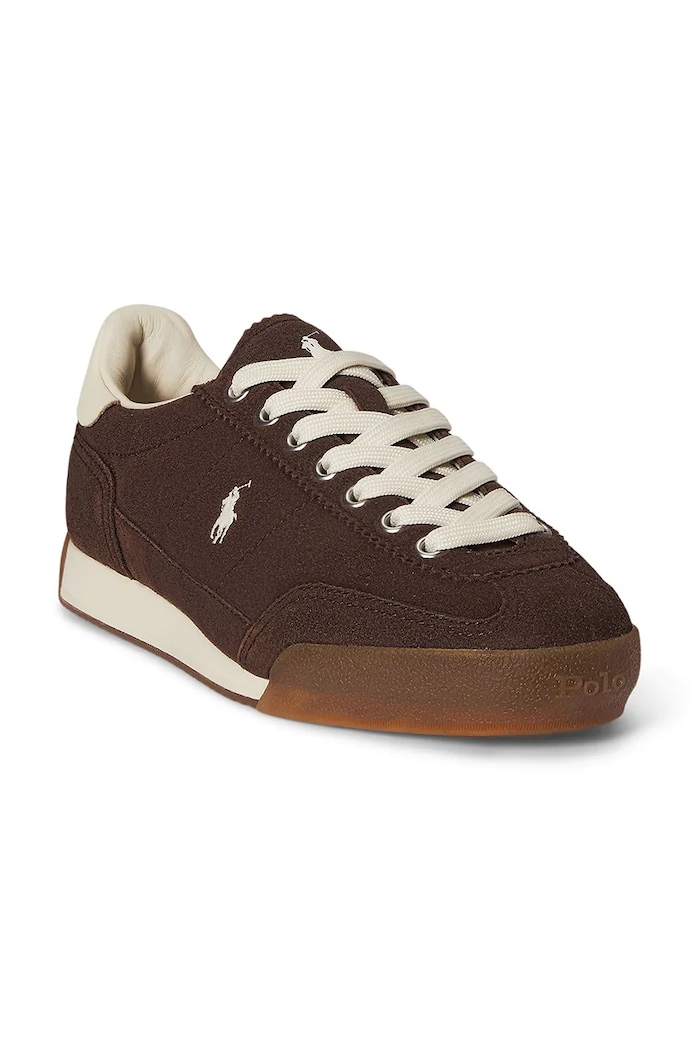 Polo Ralph Lauren Hester Pp tenisky dámske semišové 804P08219002 hnedá SS26
