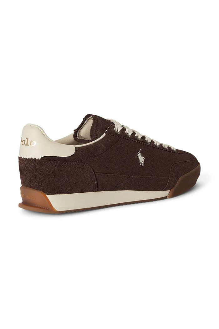 Obuv Polo Ralph Lauren Hester Pp tenisky dámske semišové 804P08219002 hnedá