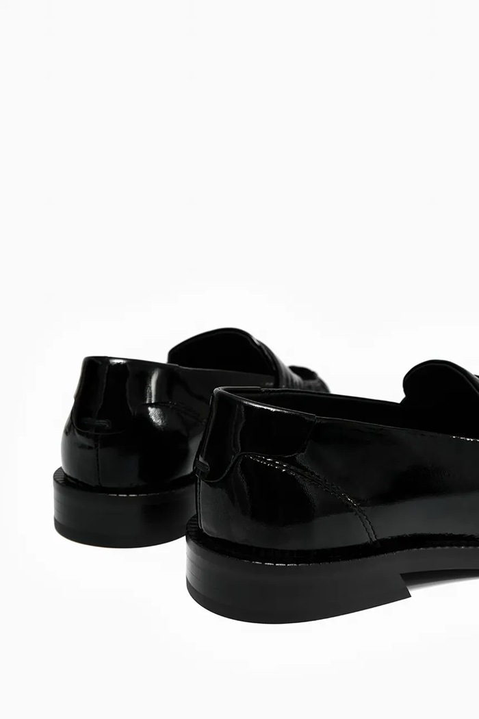 Kožené mokasíny Vanda Novak Greta.Glossy.Black čierna