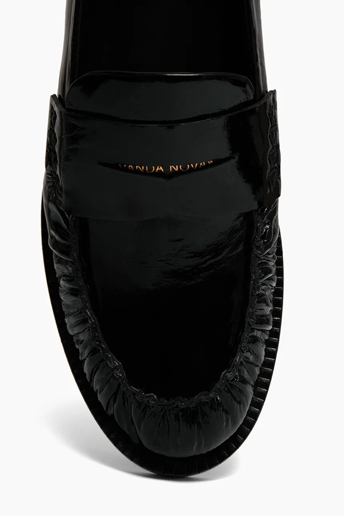 Kožené mokasíny Vanda Novak Greta.Glossy.Black