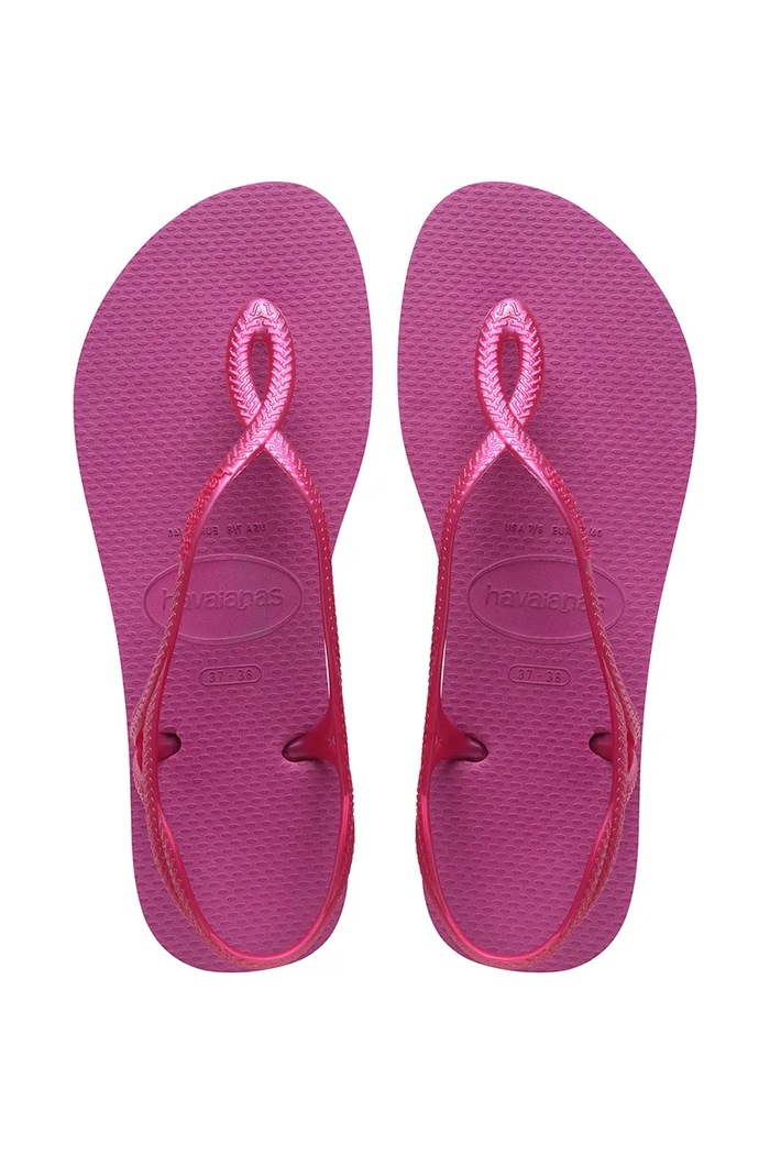 Havaianas sandále na plochom podpätku dámske LUNA ružová 4129697.5342