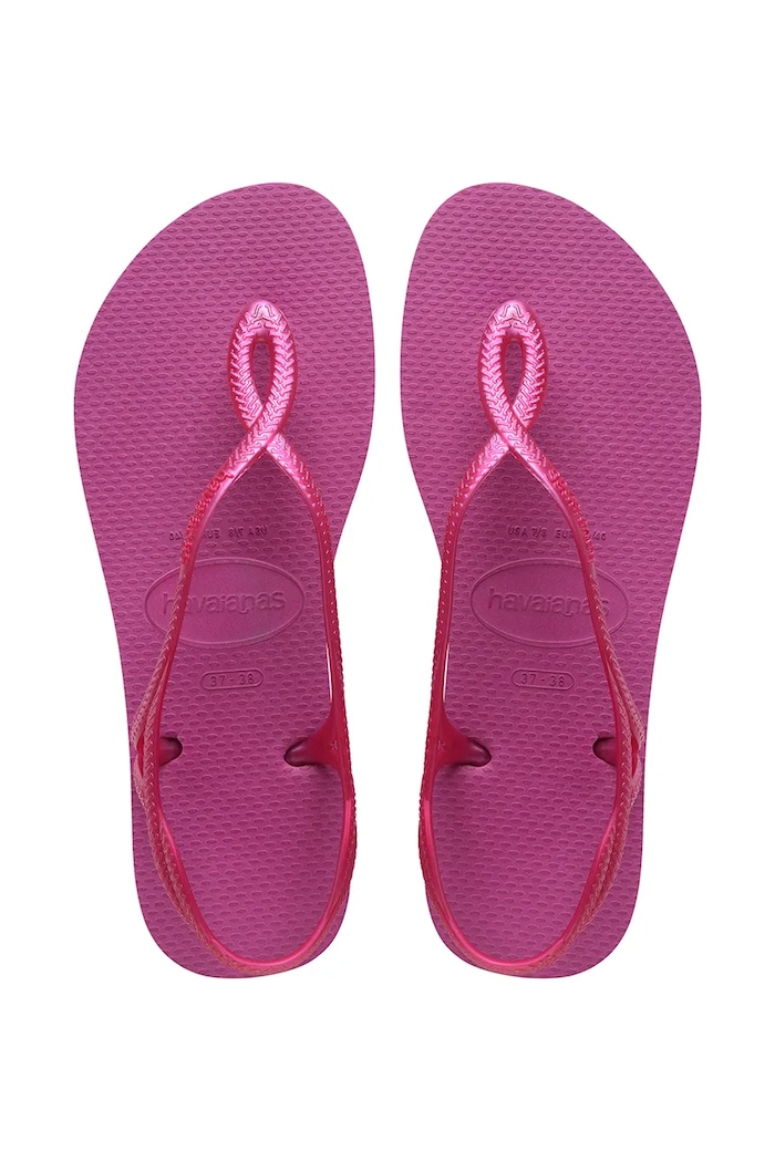 Havaianas sandále na plochom podpätku dámske LUNA ružová 4129697.5342
