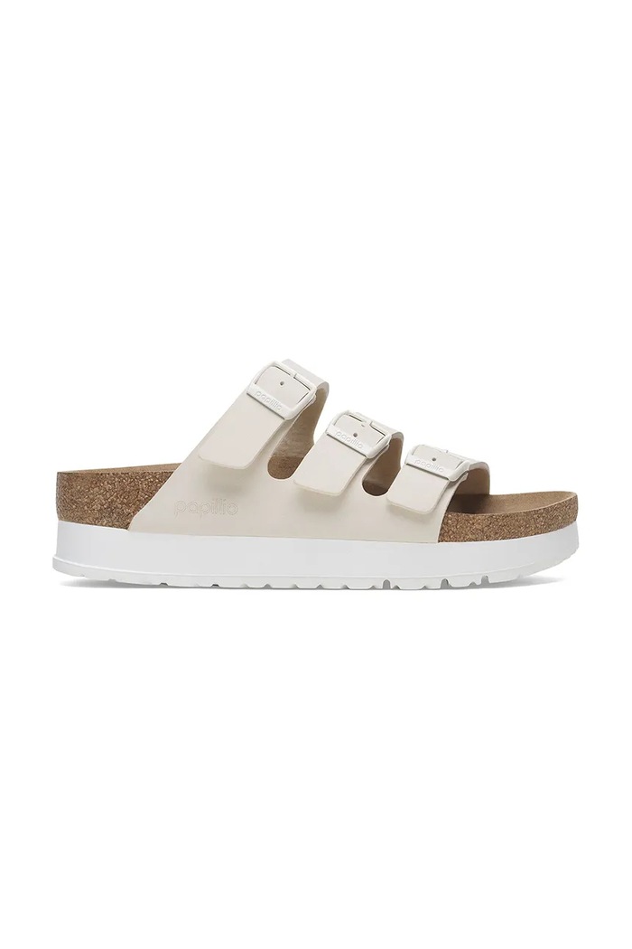 Birkenstock Florida III Flex Platform шльопанці на платформі жіночі інші бежевий 1029751