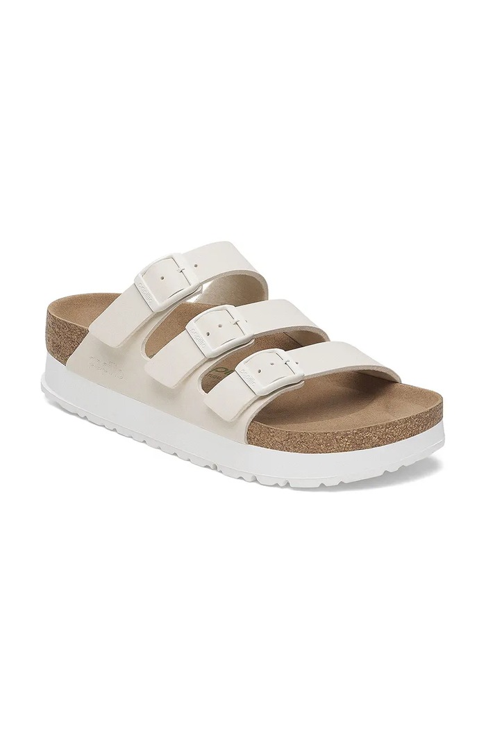 Birkenstock Florida III Flex Platform шльопанці на платформі жіночі 1029751 бежевий SS26