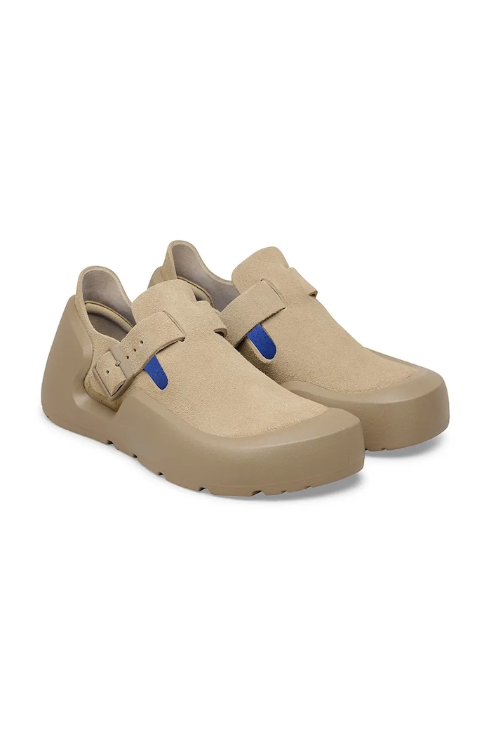 Shoes Birkenstock Reykjavik Shoes flat heeled Women's nubuck 1031794 beige