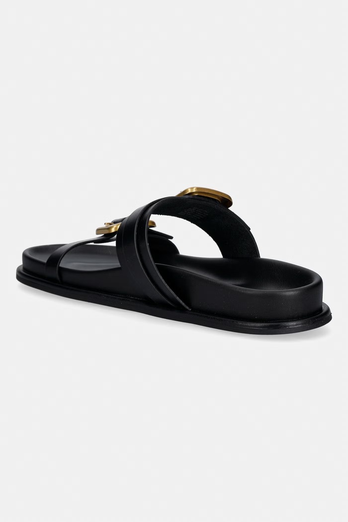 Obutev Usnjeni natikači Nokwol Zaz Zaz.Black.Leather črna
