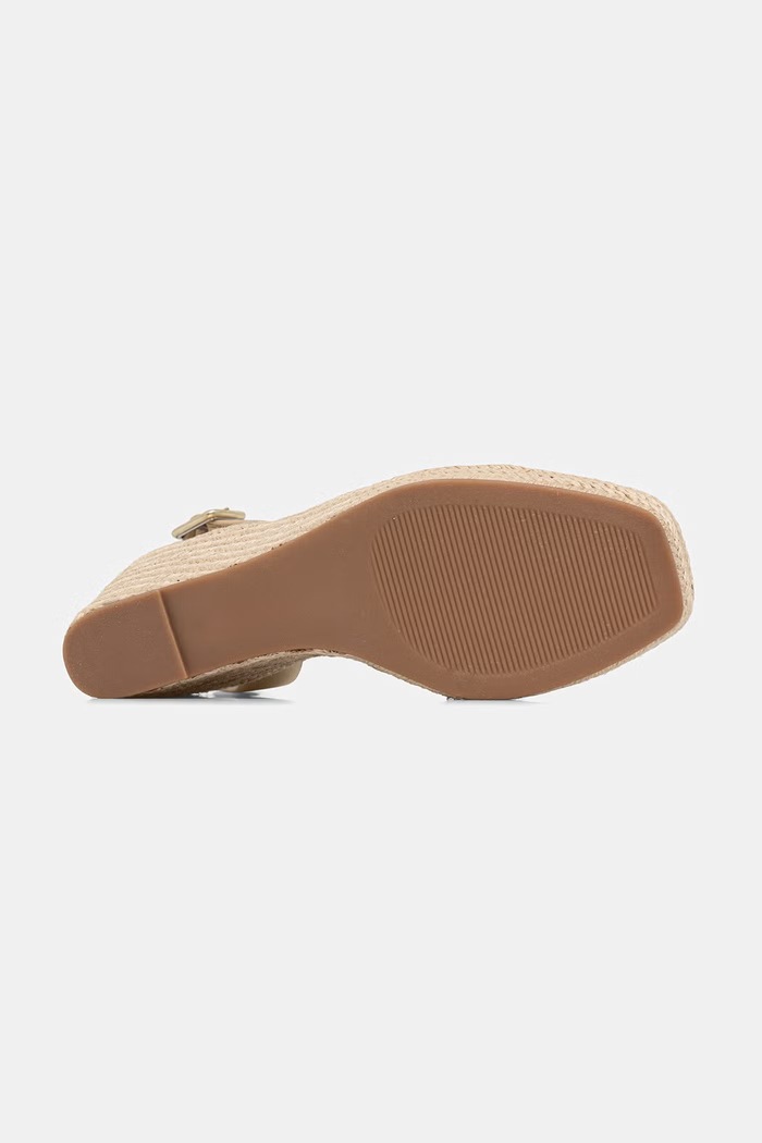 Steve Madden σανδάλια σε σφήνα από δέρμα Upstage 11002459.977 χρυσαφί