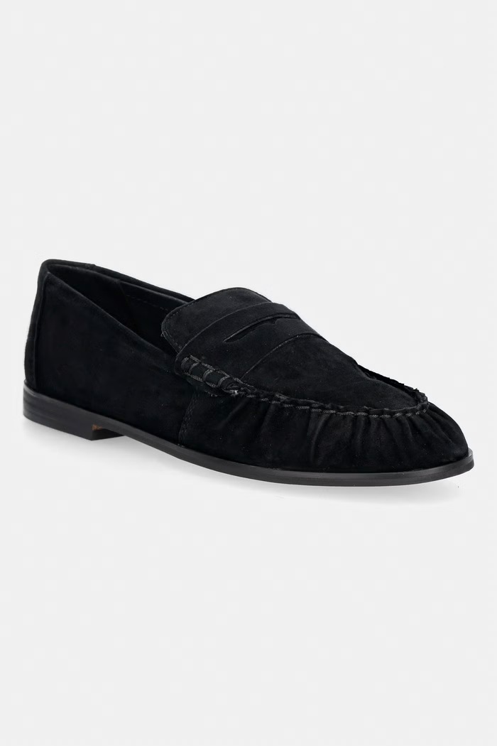 Steve Madden dámske semišové mokasíny Muse čierna 11005231.015