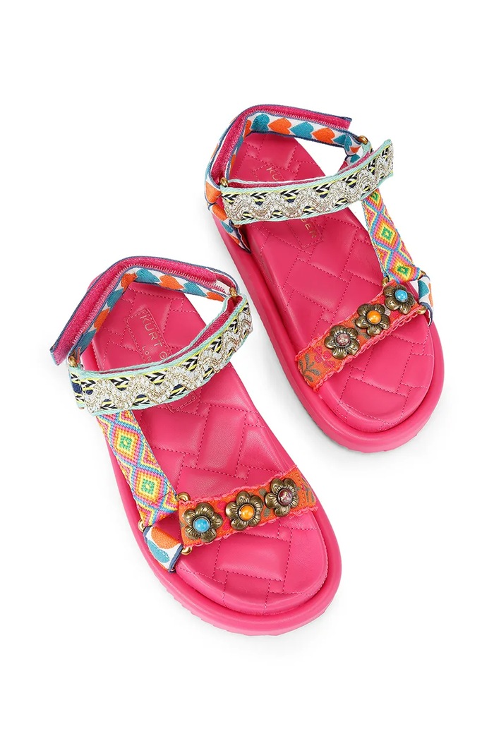 Kurt Geiger London sandale cu platformă pentru femei Orson Sandal 4461652609 roz SS26