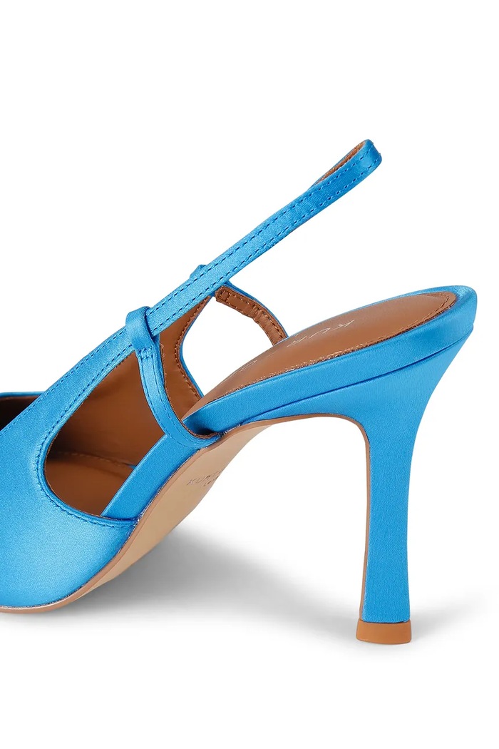 Obuv Kurt Geiger London lodičky Chelsea Point Slingback 5598880609 modrá