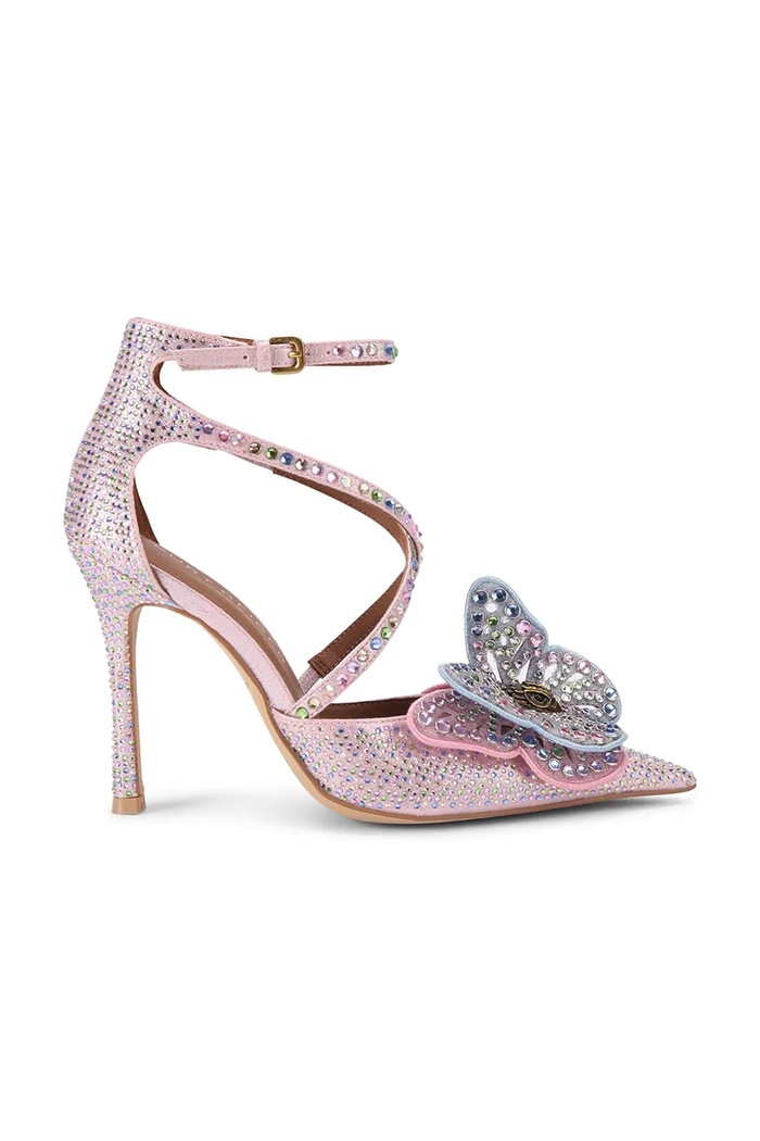 Kurt Geiger London stiletto Butterfly Strap Court roz 5610453069