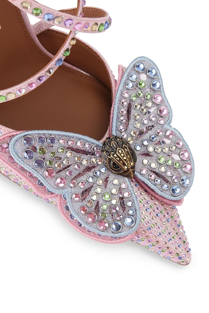 Kurt Geiger London stiletto Butterfly Strap Court roz 5610453069