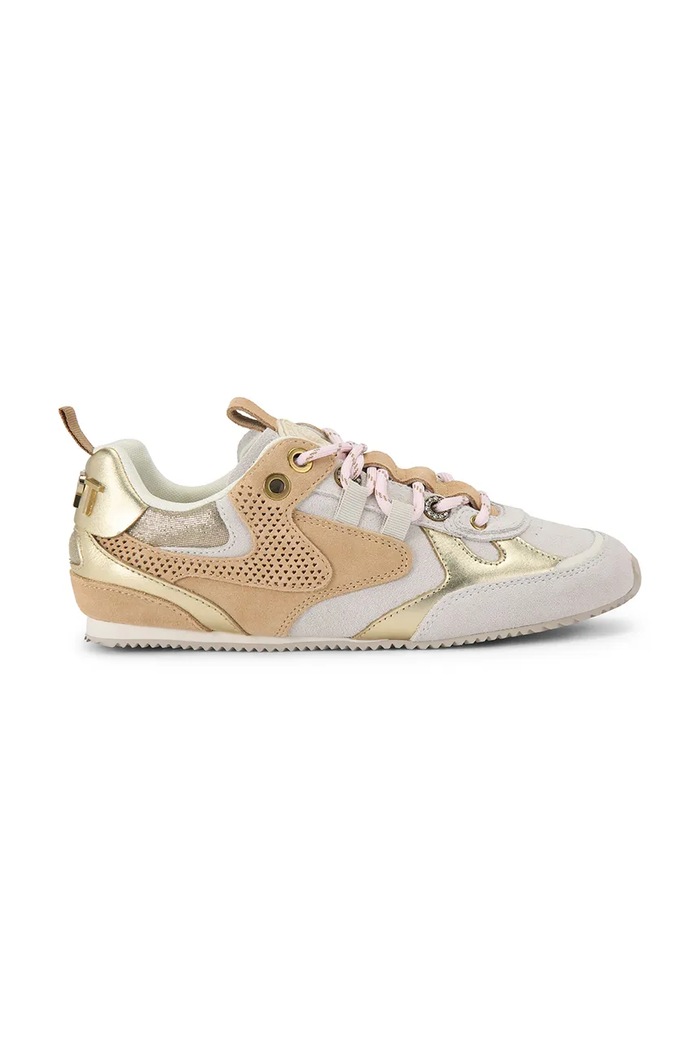 Kurt Geiger London Kurt Slim Runner sportcipő női bőr bézs 5613515219