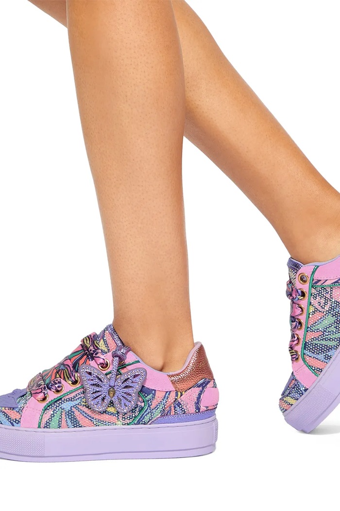 Kurt Geiger London Southbank Tag női sportcipő 9564395629 lila