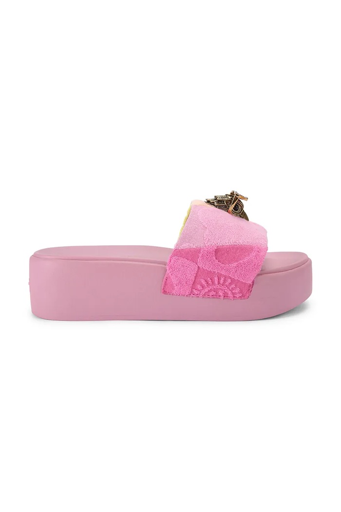 Kurt Geiger London natikači s platformo ženski Meena Eagle Platform roza 4797898689