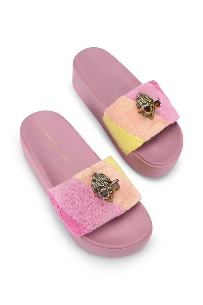 Kurt Geiger London natikači s platformo ženski Meena Eagle Platform 4797898689 roza SS26